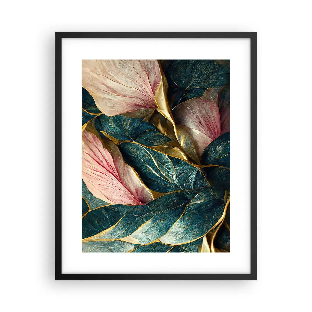 Plakat i sort ramme - Naturlig elegance og stil - 40x50 cm
