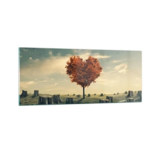 Billede på glas - Der er stadig håb - 100x40 cm