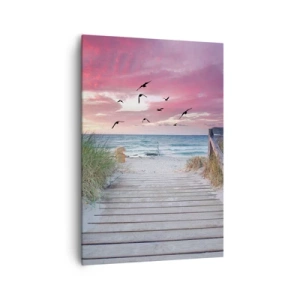 Lærredstryk - Billede på lærred - Baltisk indtryk - 70x100 cm