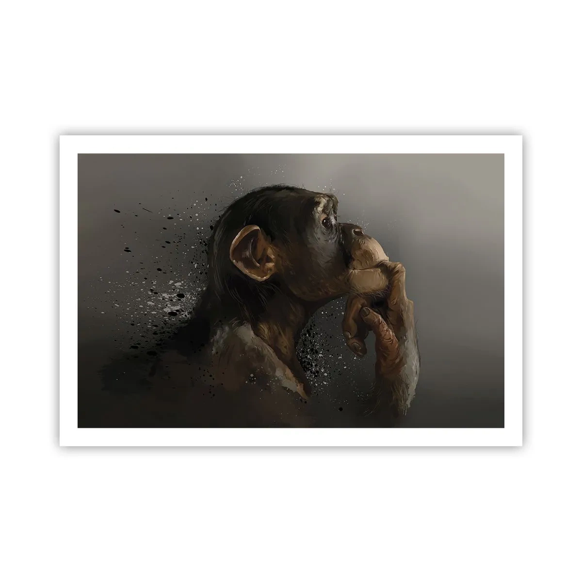 Plakat - Helt sikkert en tænker - 91x61 cm