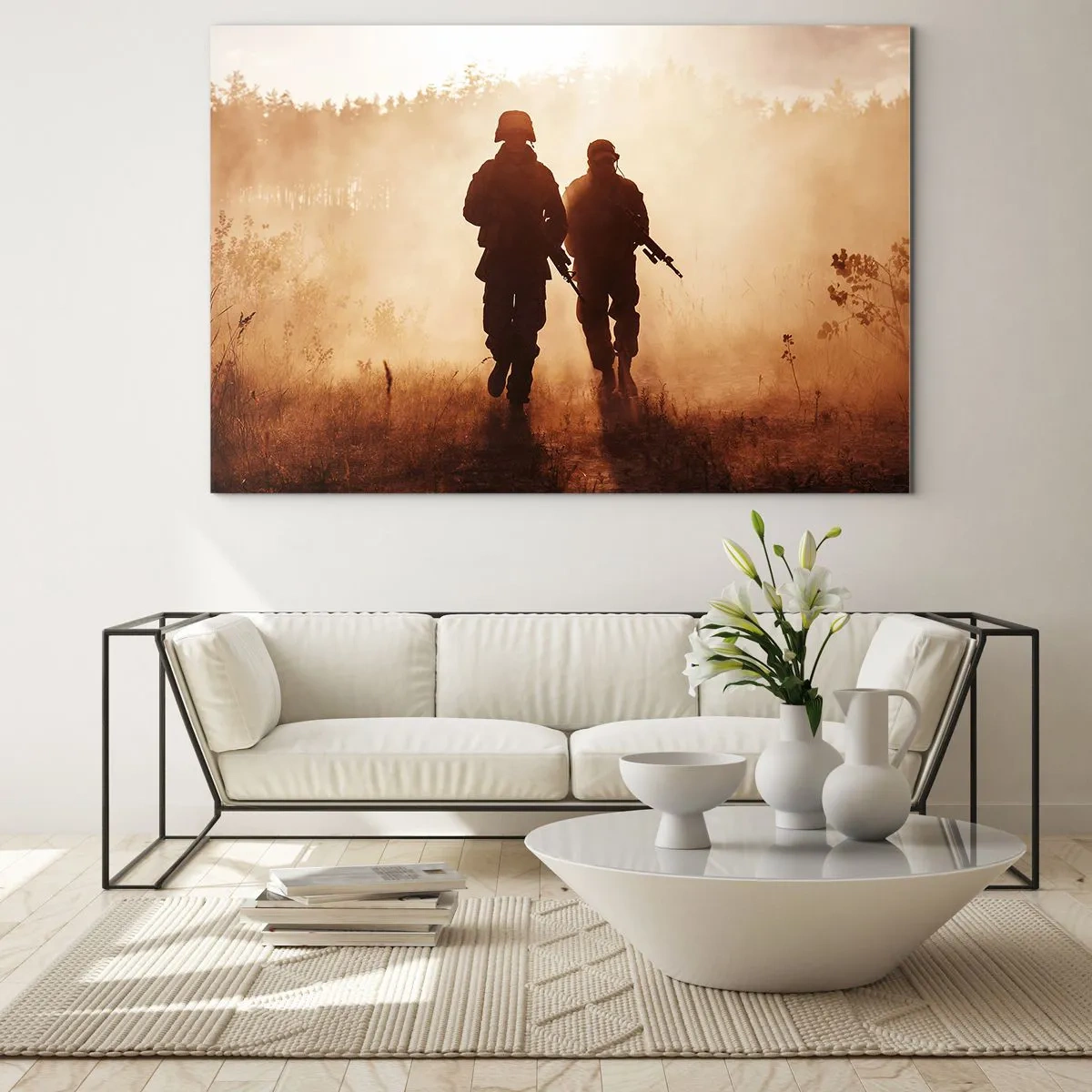 Billede på glas - Call of Duty - 120x80 cm