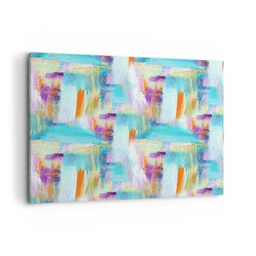 Lærredstryk - Billede på lærred - Munter mazel topper - 120x80 cm