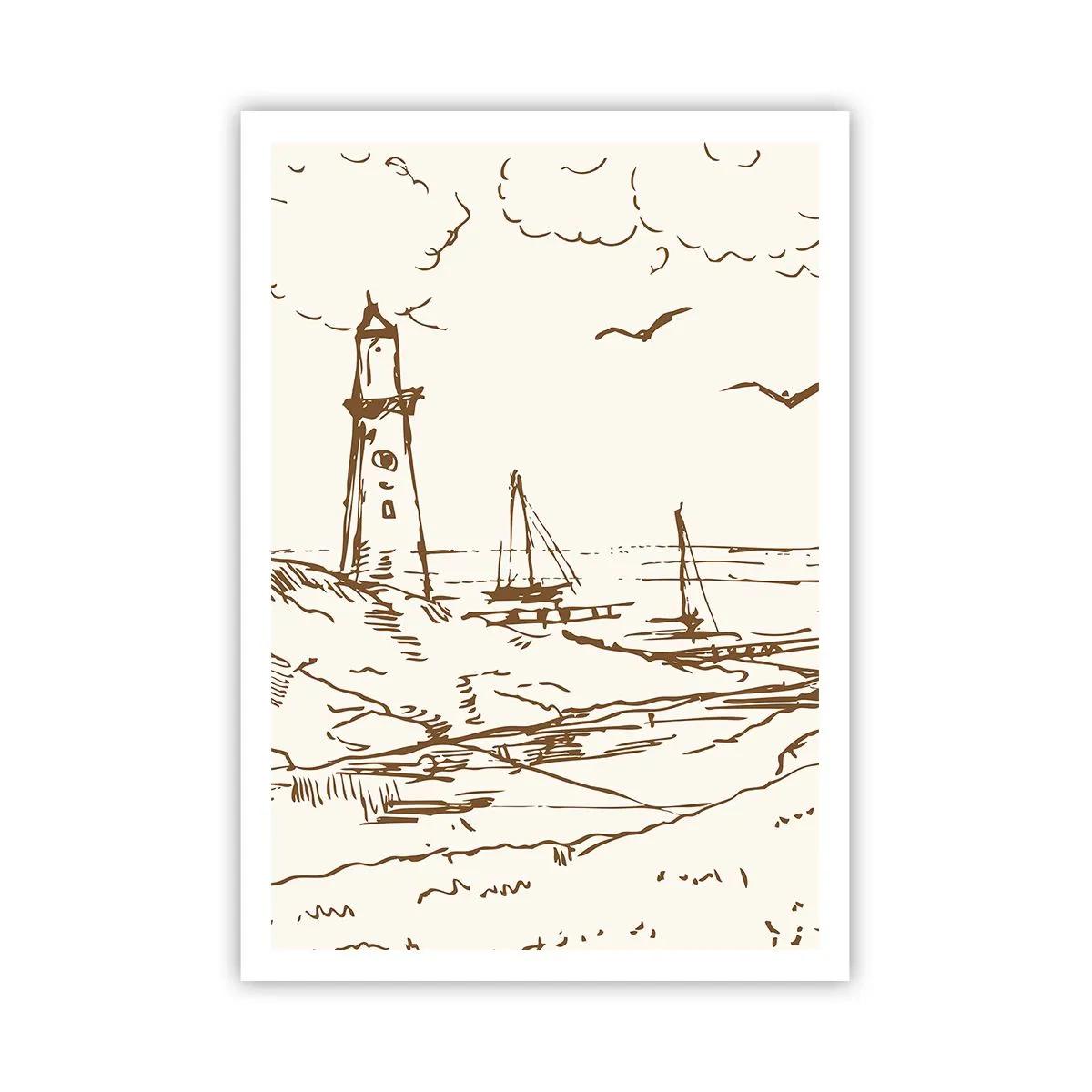 Plakat - Oversigt over sommerminder - 70x100 cm