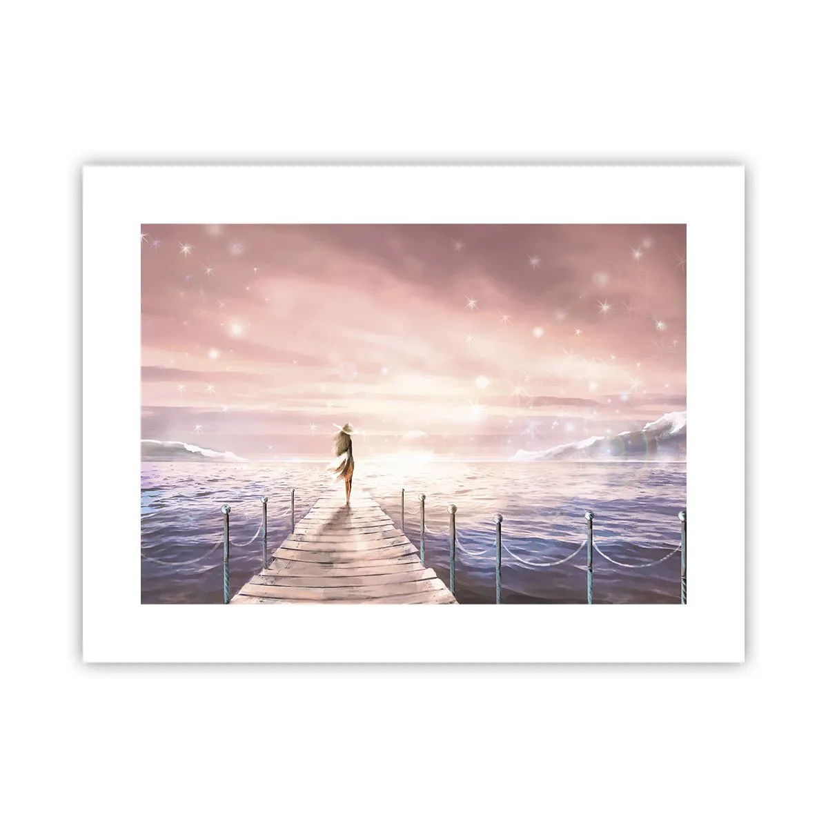 Plakat - I lyset af en drøm - 40x30 cm