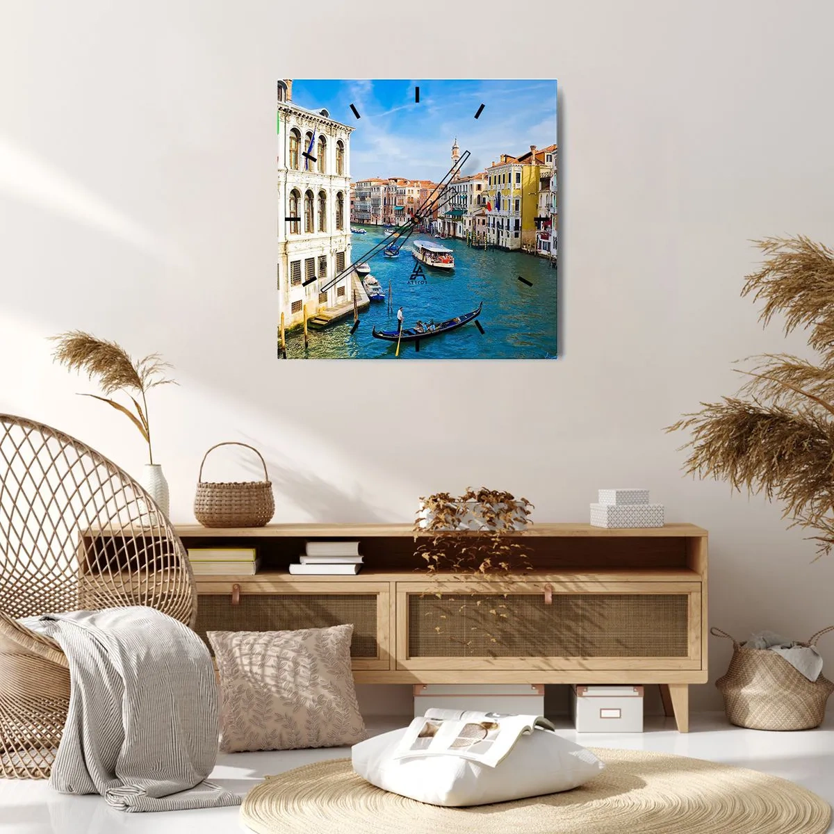 Vægur, Uret - Den eneste trafik i verden - 40x40 cm