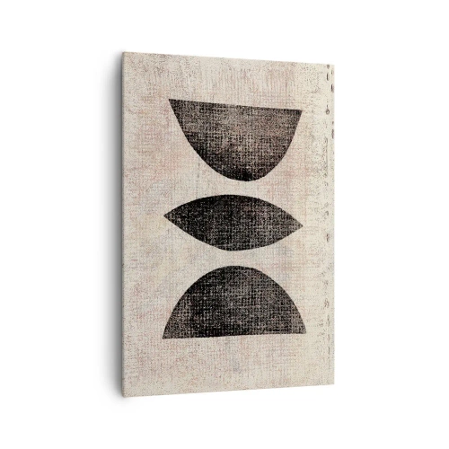 Lærredstryk - Billede på lærred - Etnisk abstraktion - 70x100 cm