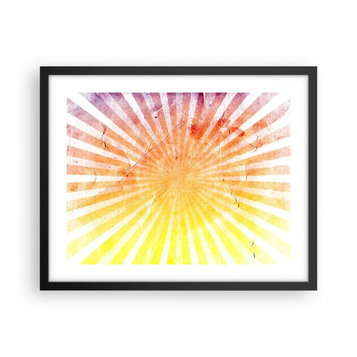 Plakat i sort ramme - Opgange og nedgange - 50x40 cm