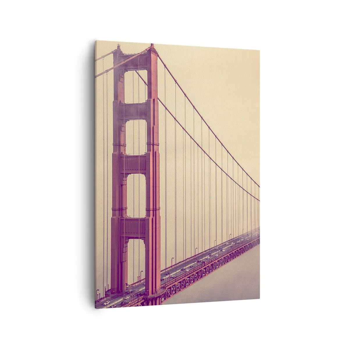 Lærredstryk - Billede på lærred - Mellem himmel og jord - 70x100 cm