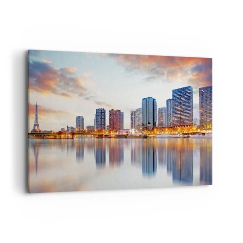 Lærredstryk - Billede på lærred - Den monumentale ro i Paris - 100x70 cm