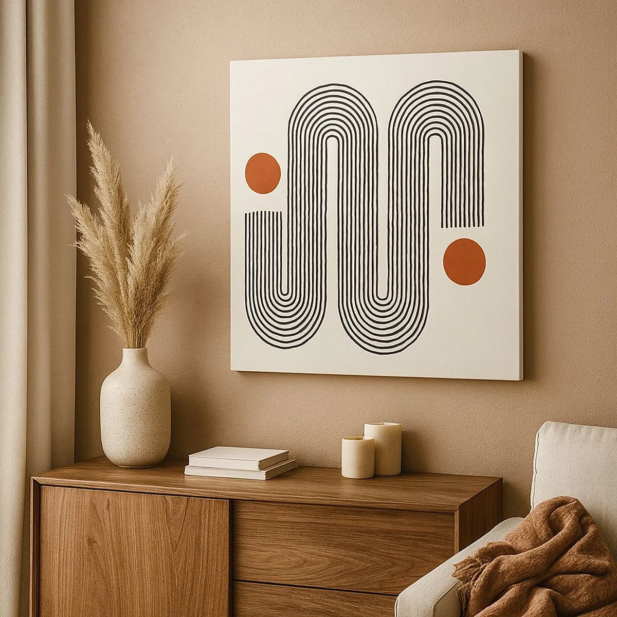 Lærredstryk - Billede på lærred - Fra start til slut - 30x30 cm