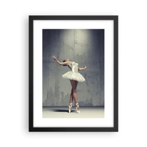 Plakat i sort ramme - Let som en fugl - 30x40 cm