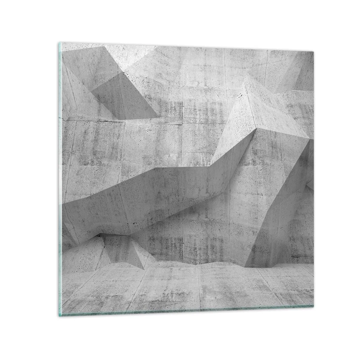 Billede på glas - En ægte udfordring - 60x60 cm