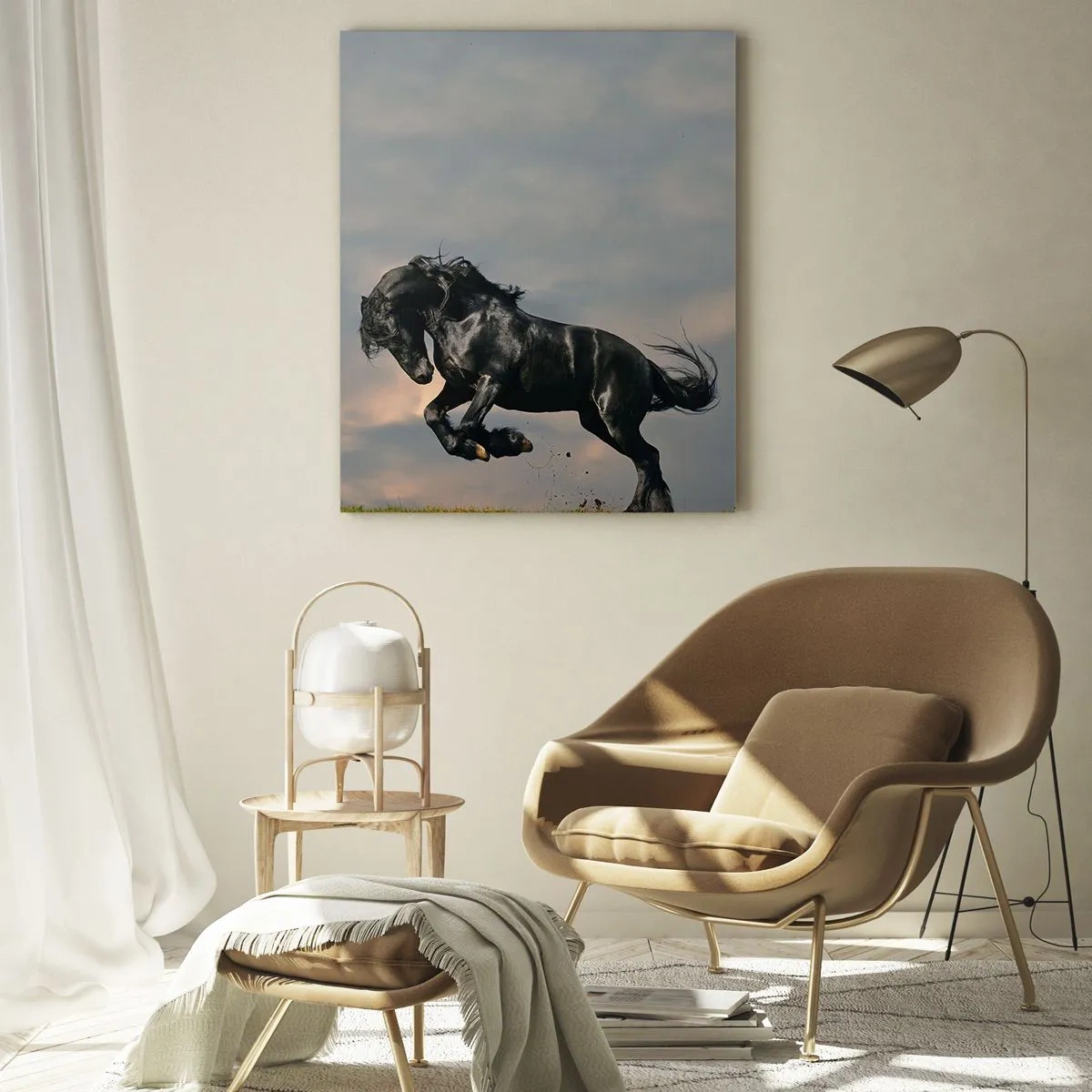 Billede på glas - Smuk og fri - 50x70 cm