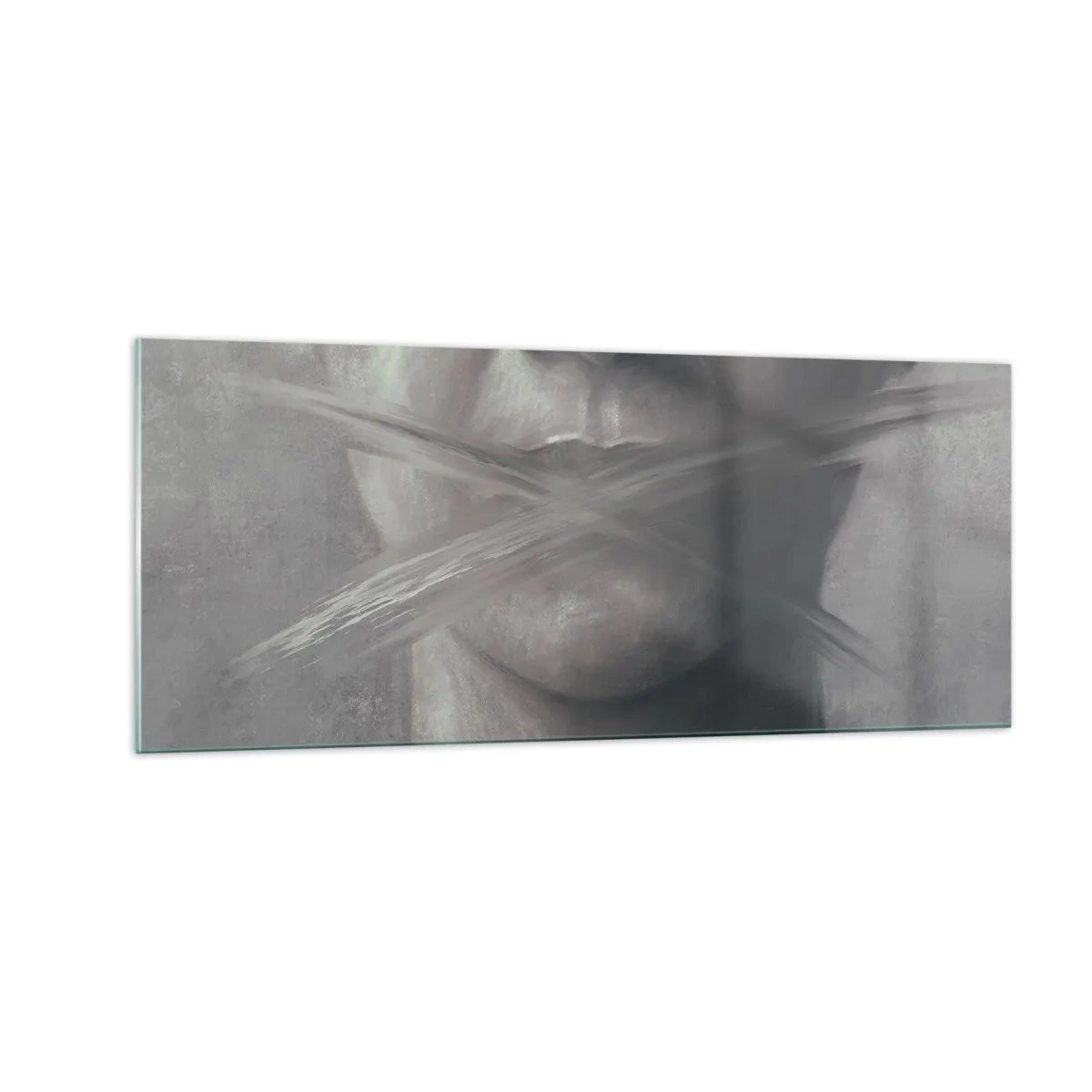 Billede på glas - Ikke et ord - 100x40 cm