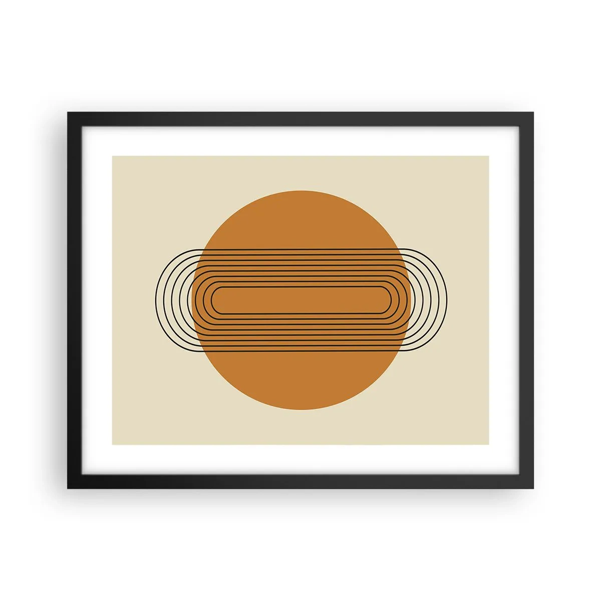 Plakat i sort ramme - Den perfekte plan - 50x40 cm