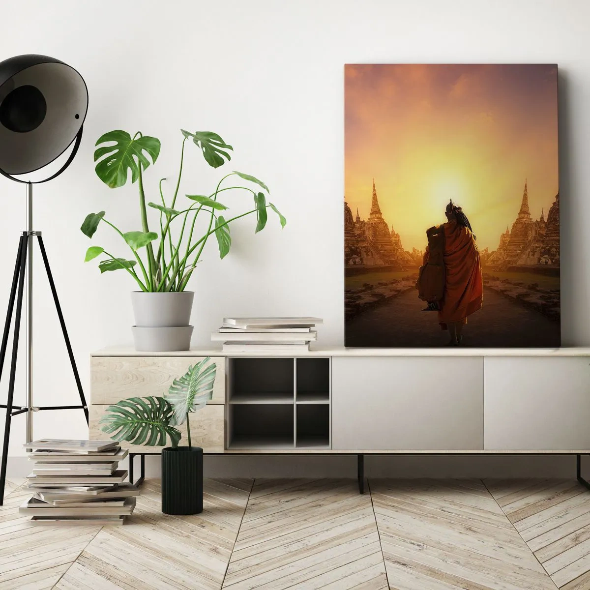 Lærredstryk - Billede på lærred - I fred for evigt - 50x70 cm