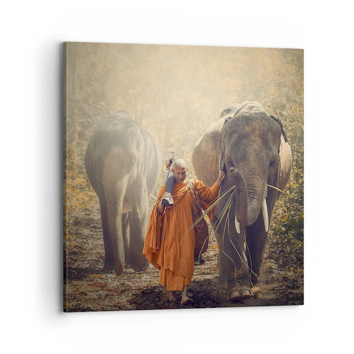 Lærredstryk - Billede på lærred - Fuld forståelse - 70x70 cm