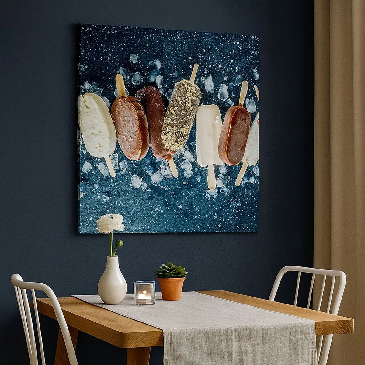 Lærredstryk - Billede på lærred - En smag af varm sommer - 30x30 cm