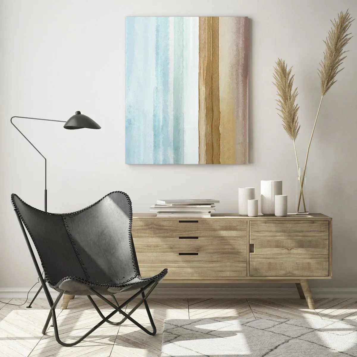 Billede på glas - Trøst - 50x70 cm