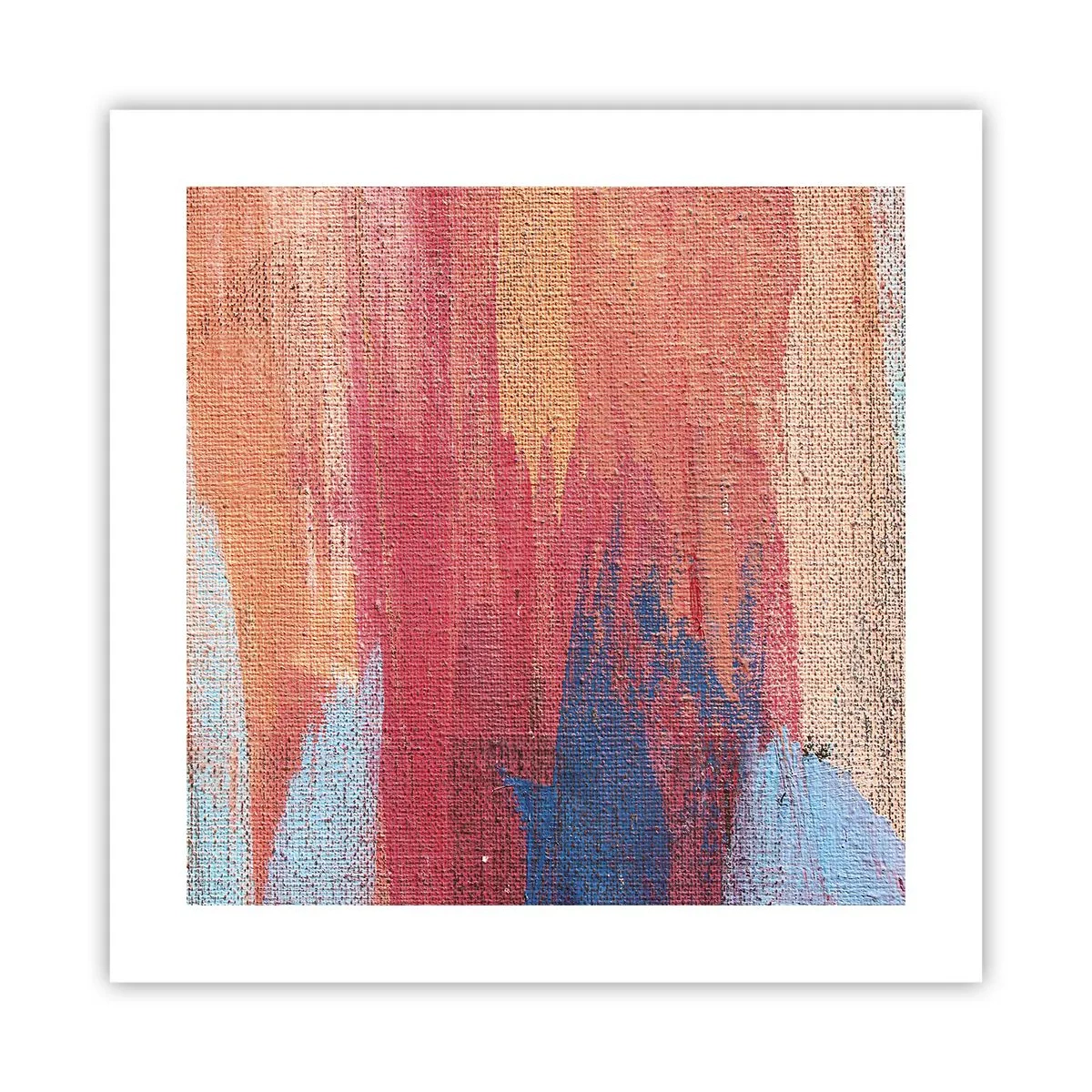 Plakat - Lad en regnbue flyde - 40x40 cm