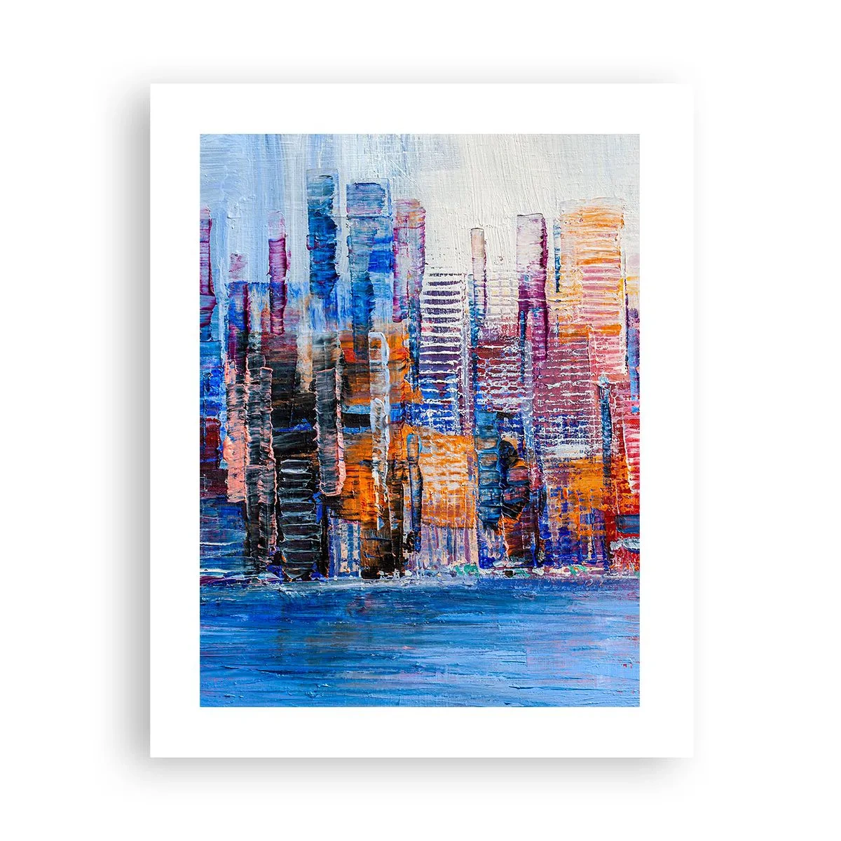 Plakat - En glad metropol - 40x50 cm