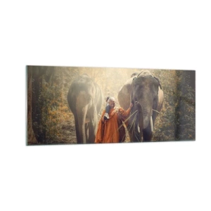 Billede på glas - Fuld forståelse - 100x40 cm