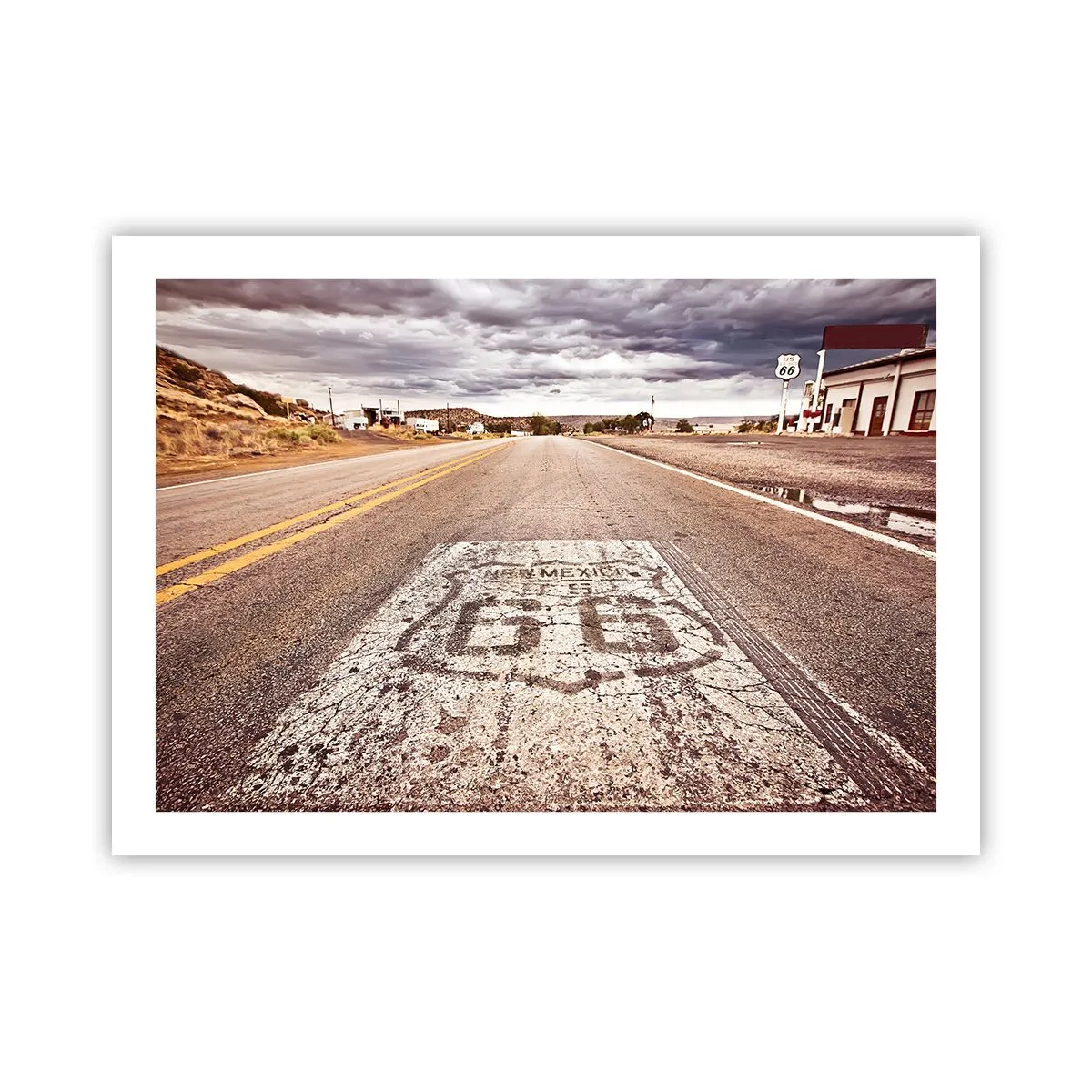 Plakat - Mother Road - amerikansk legende - 70x50 cm