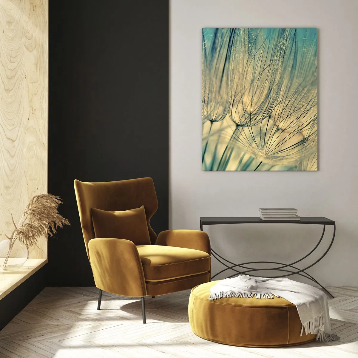 Billede på glas - Venter på vinden - 50x70 cm