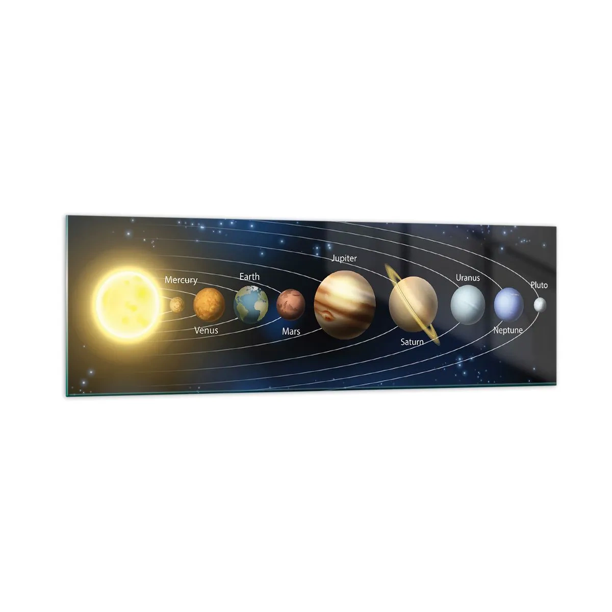 Billede på glas - En ud af ti - 160x50 cm