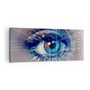 Lærredstryk - Billede på lærred - Du tror, ​​du kender mig - 100x40 cm