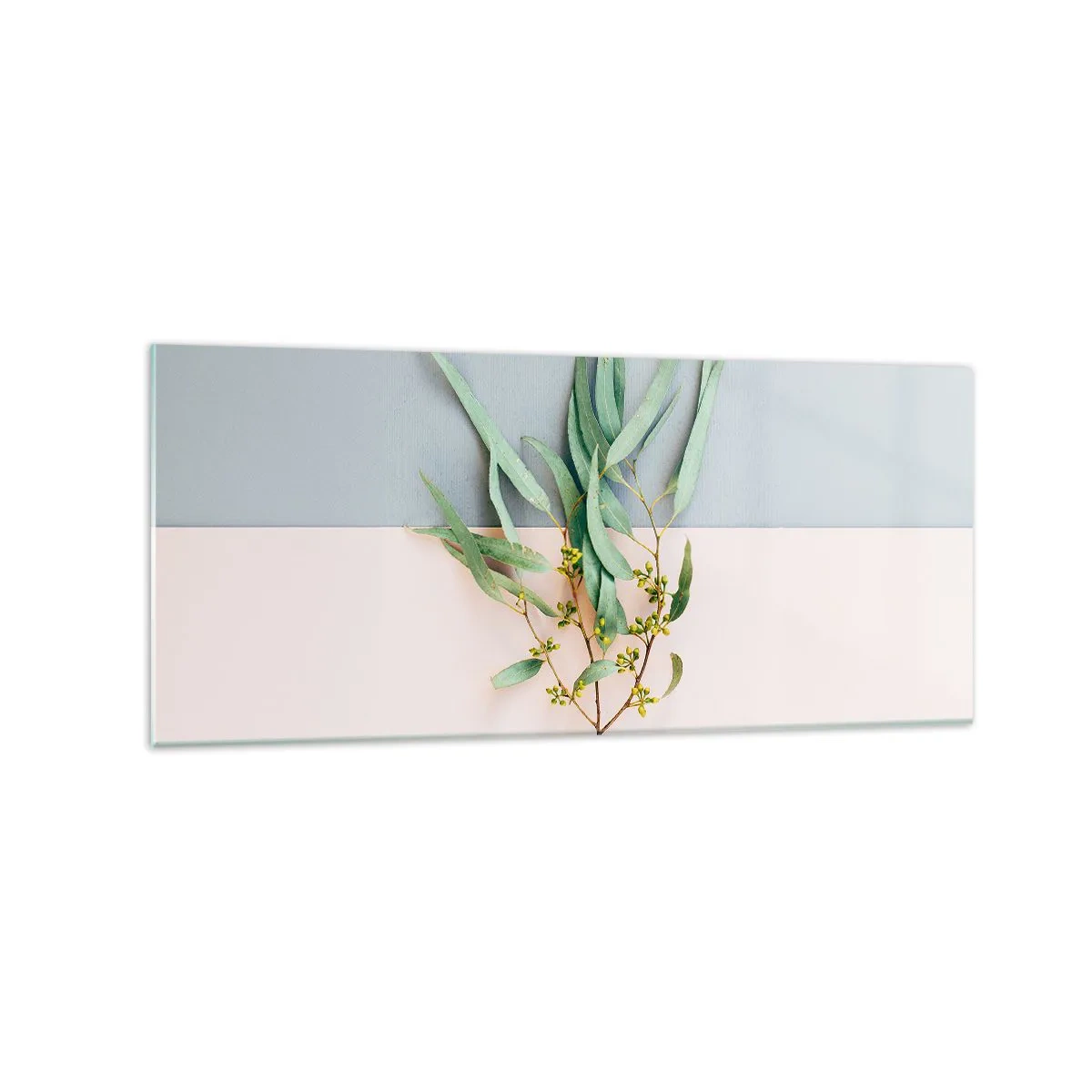 Billede på glas - Pastelfarvernes subtilitet - 120x50 cm
