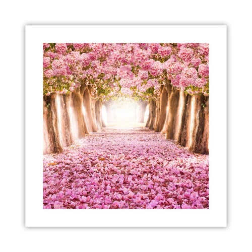 Plakat - Vejen til paradis - 40x40 cm