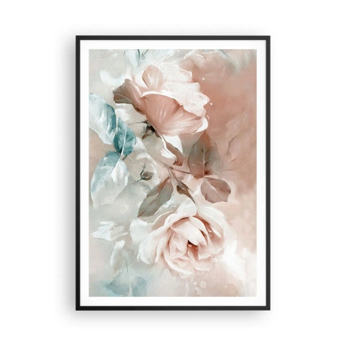 Plakat i sort ramme - Den romantiske ånd - 70x100 cm