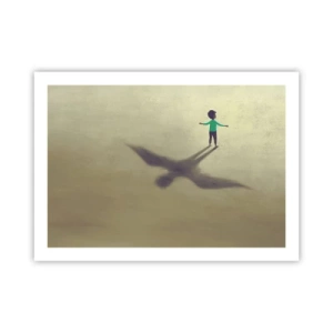 Plakat - Fremtidens helt - 70x50 cm