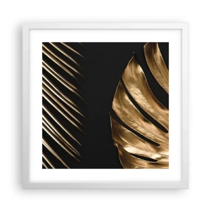 Plakat i hvid ramme - Forskellige, og lige dyre - 40x40 cm