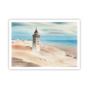 Plakat - Altid med blikket rettet mod havet - 100x70 cm