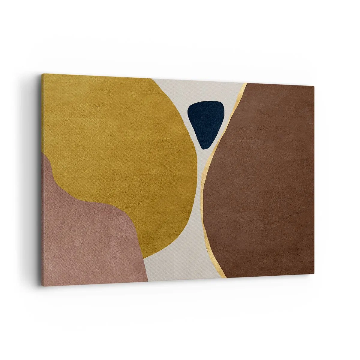 Lærredstryk - Billede på lærred - Abstraktion - et sted i rummet - 100x70 cm