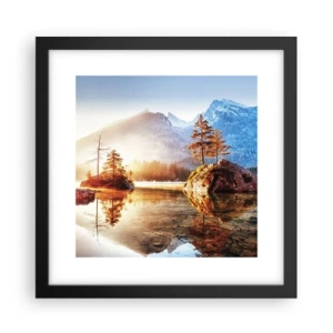 Plakat i sort ramme - Naturen i et nyt lys - 30x30 cm