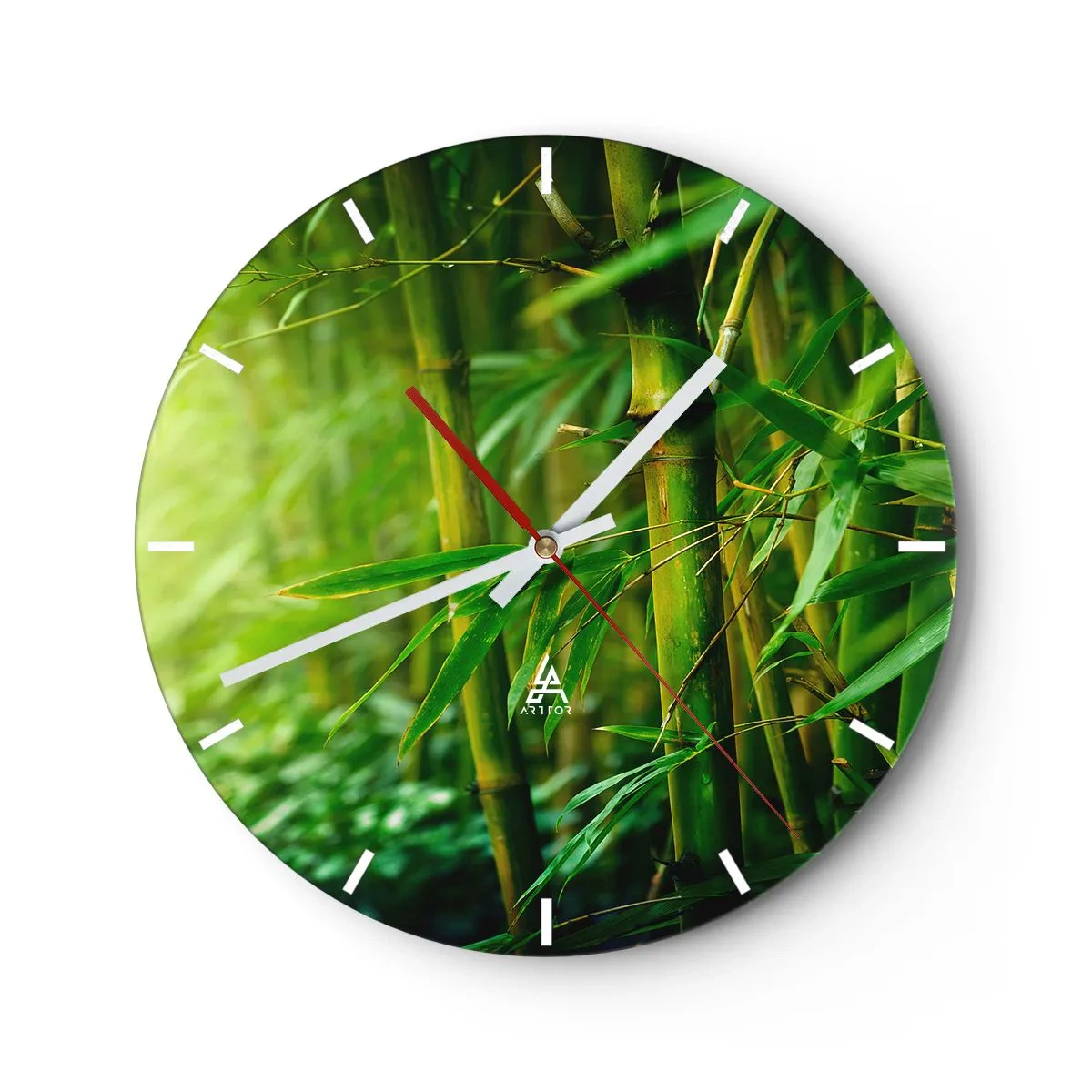 Vægur, Uret - Lær selve det grønne at kende - 40x40 cm