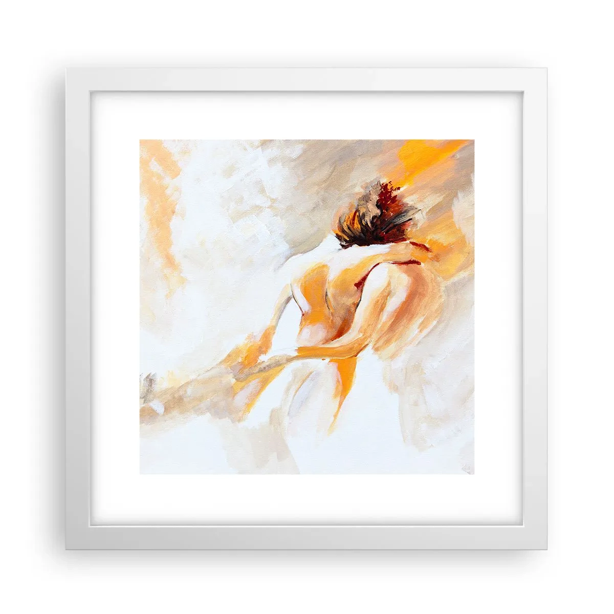 Plakat i hvid ramme - I himlen af nærhed - 30x30 cm
