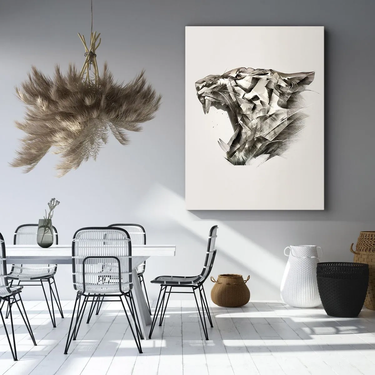 Lærredstryk - Billede på lærred - Du ved allerede, hvem der har ansvaret - 50x70 cm