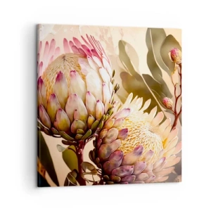 Lærredstryk - Billede på lærred - Ømt omfavnet - 60x60 cm