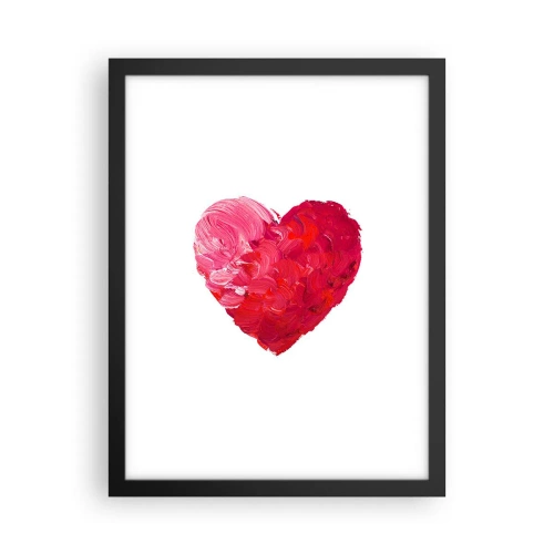 Plakat i sort ramme - All you need is love - 30x40 cm