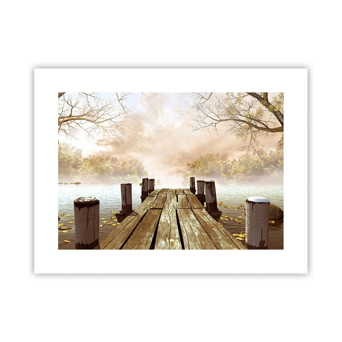 Plakat - Efterårets blide tristhed - 40x30 cm