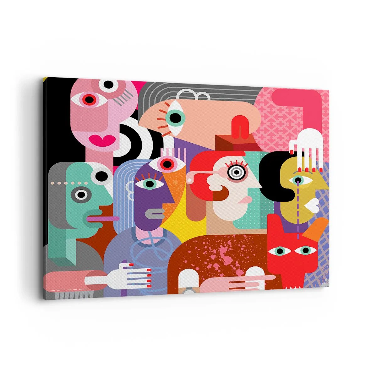 Lærredstryk - Billede på lærred - Vi fra hr. Picasso - 120x80 cm