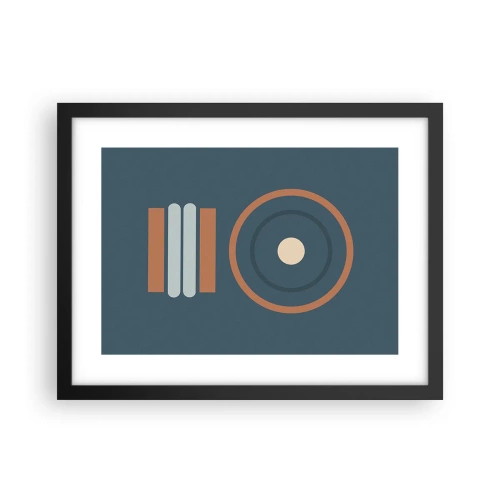 Plakat i sort ramme - Essensen af tingene - 40x30 cm