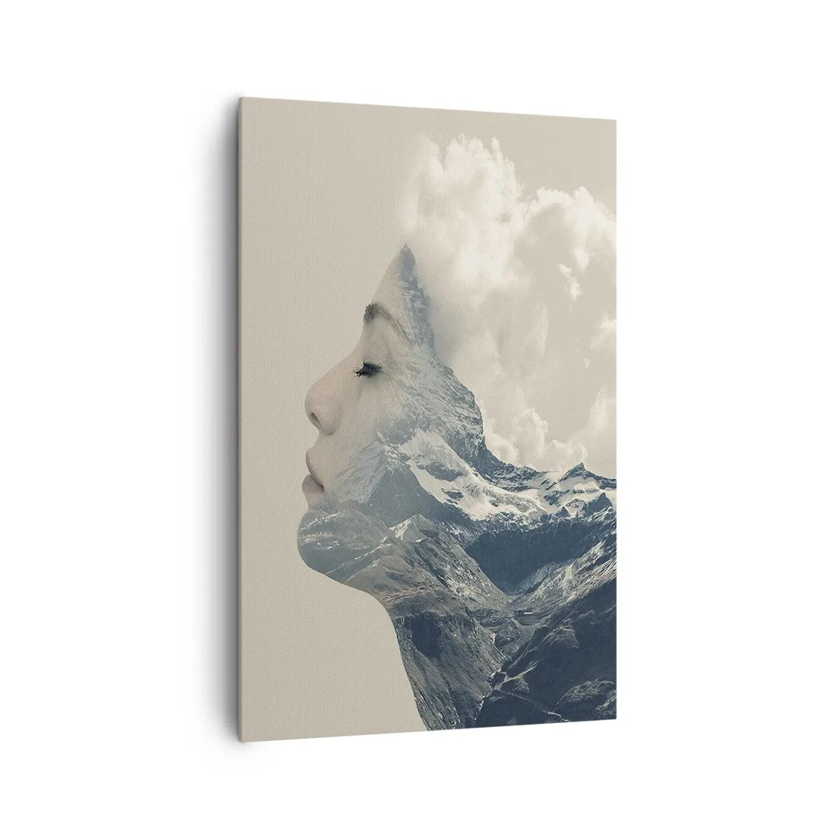 Lærredstryk - Billede på lærred - Skønheden ved elementerne - 80x120 cm