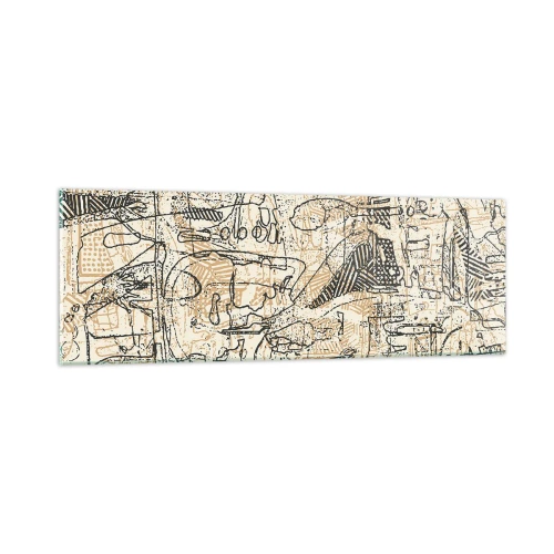 Billede på glas - Venter på at blive afkodet - 90x30 cm