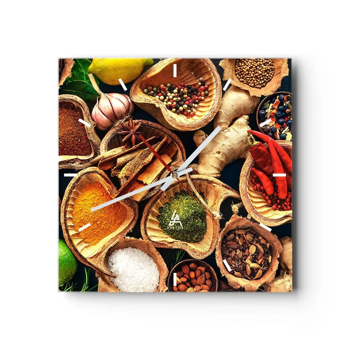 Vægur, Uret - Tag, hvad du vil have - 40x40 cm