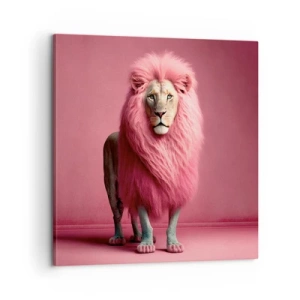 Lærredstryk - Billede på lærred - Og du er ikke længere bange - 60x60 cm